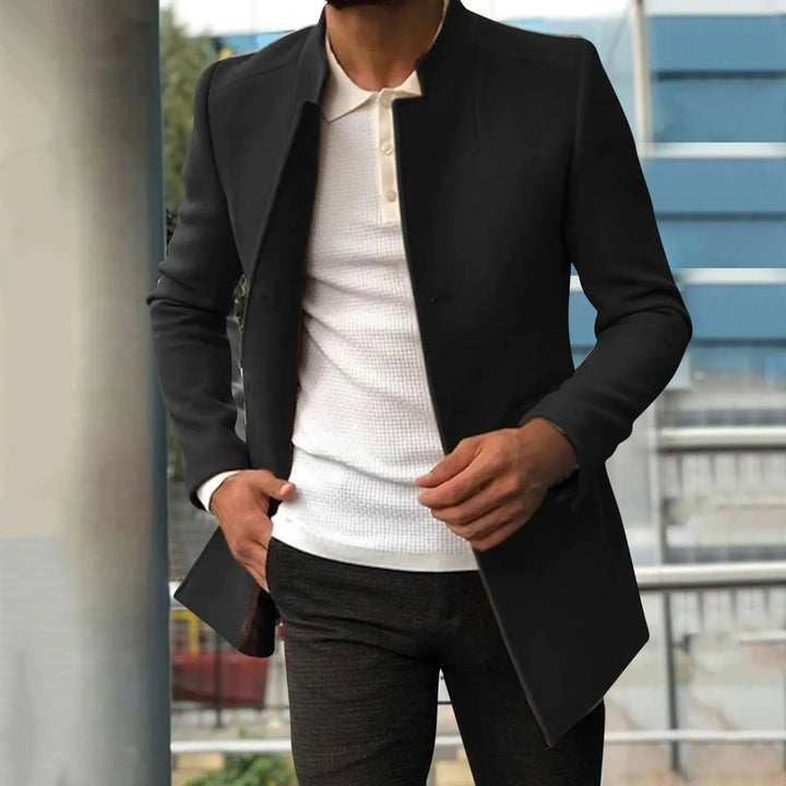 NOAH | Eleganter langer Mantel für den Herbst