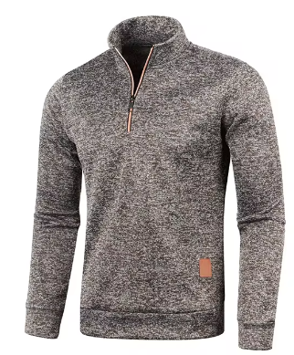 Christian | Sweatshirt mit halbem Reißverschluss