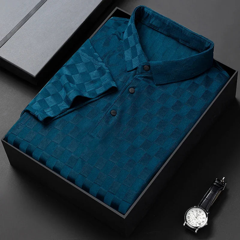 Berlin | Hochwertiges Poloshirt mit Karomuster