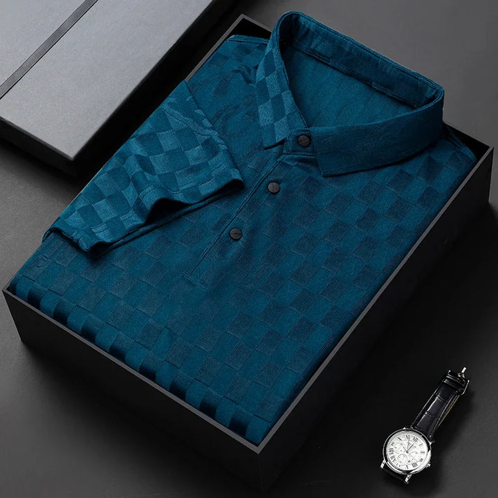 Berlin | Hochwertiges Poloshirt mit Karomuster