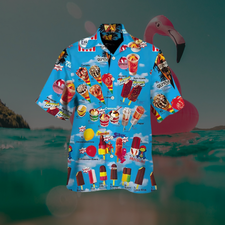Vintage Eiscreme Hemd