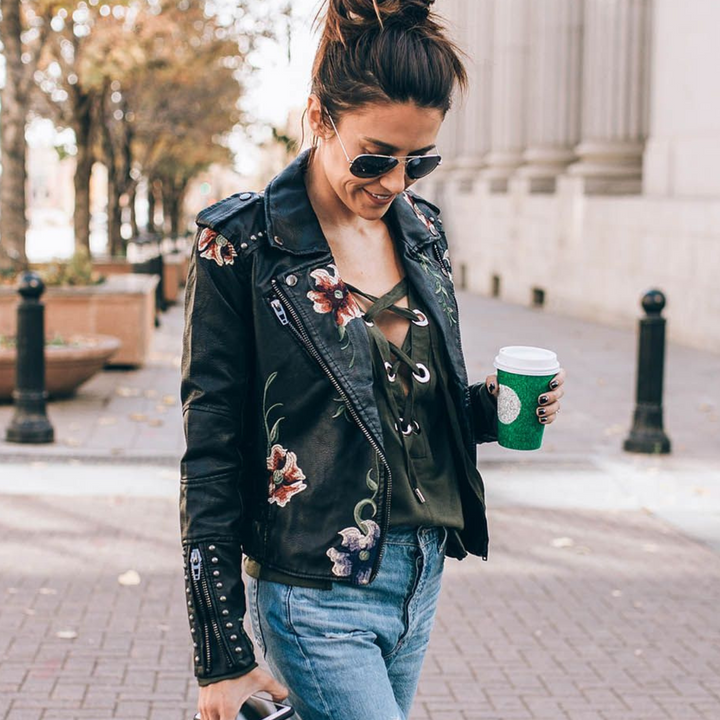 Ella | Blütenblumenjacke