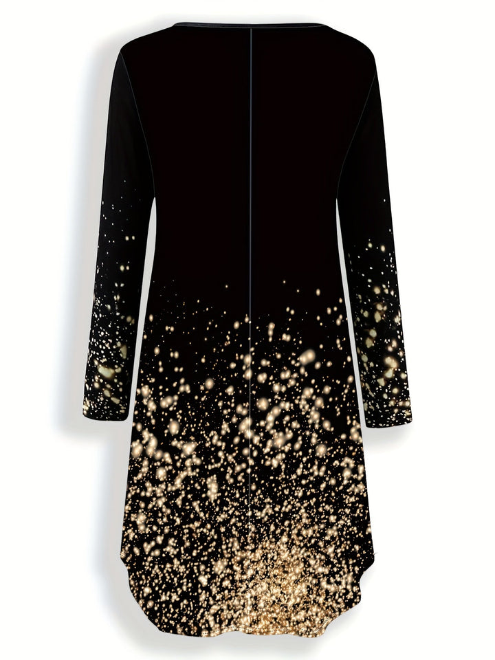 Talia | Einzigartig Gemustertes Kleid