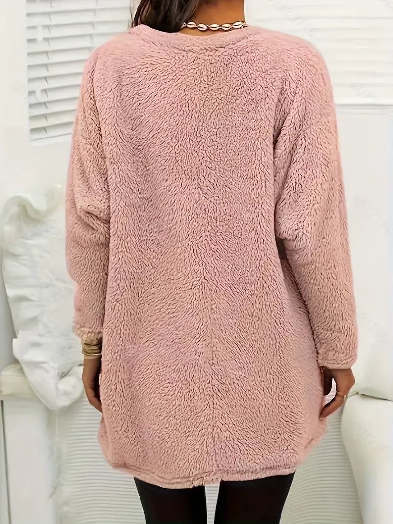 Elfrieda | Kuscheliger Fleecepulli