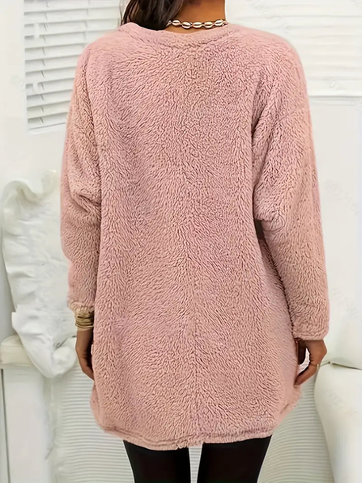 Elfrieda | Kuscheliger Fleecepulli