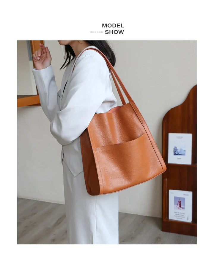 Emma | Lederstil-Schultertasche
