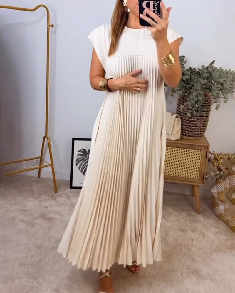 Romy | Elegantes Kleid mit Rundhalsausschnitt