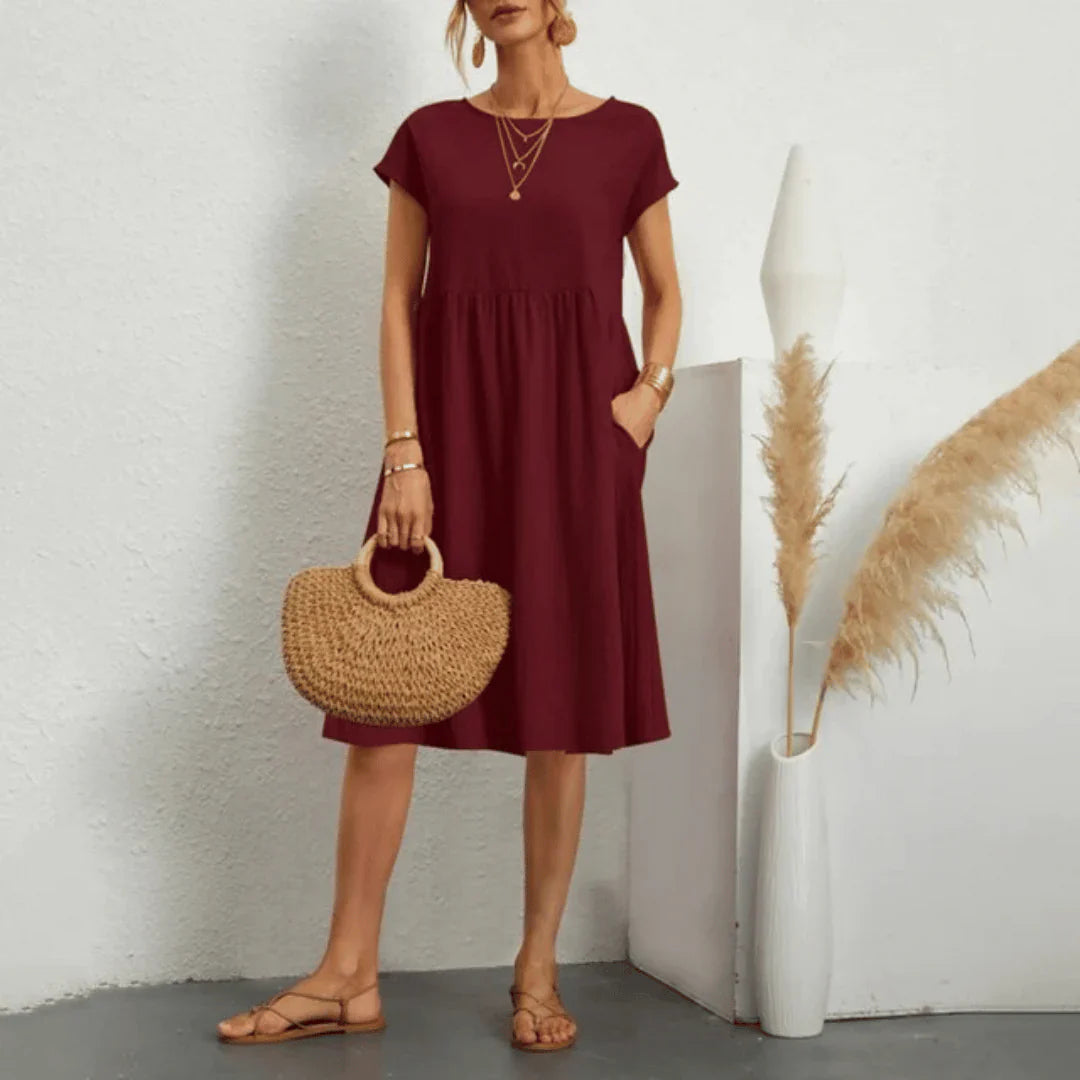 Sophia | Sommerkleid aus handgefertigter Baumwolle