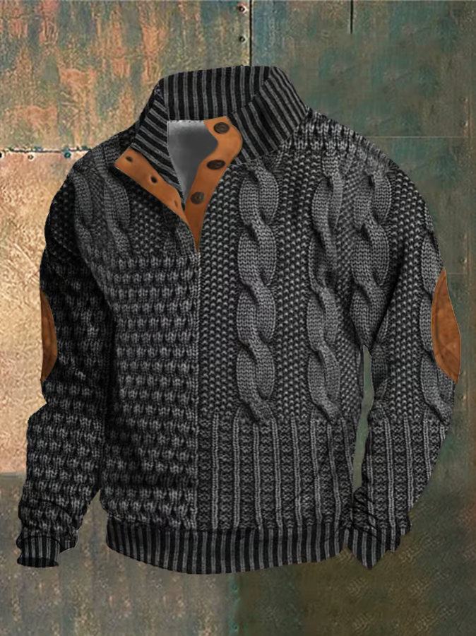 Werner | Jacke im Zopfmuster-Design