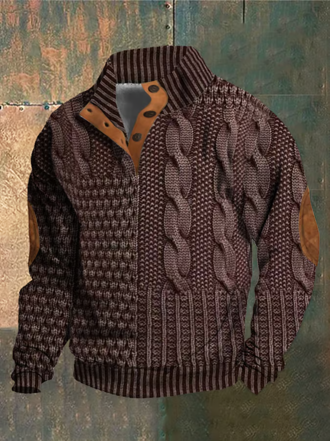 Werner | Jacke im Zopfmuster-Design