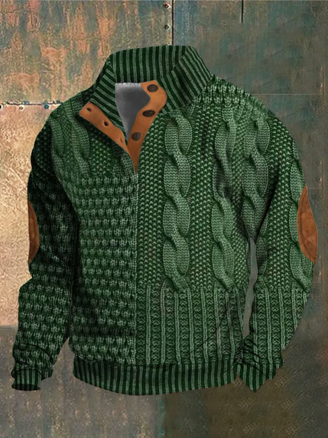 Werner | Jacke im Zopfmuster-Design