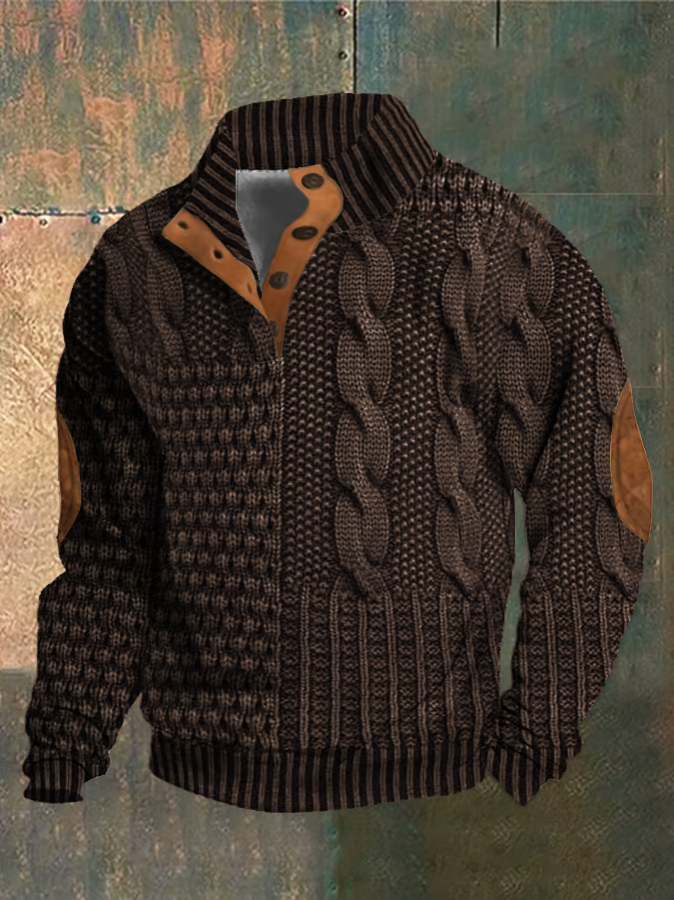 Werner | Jacke im Zopfmuster-Design