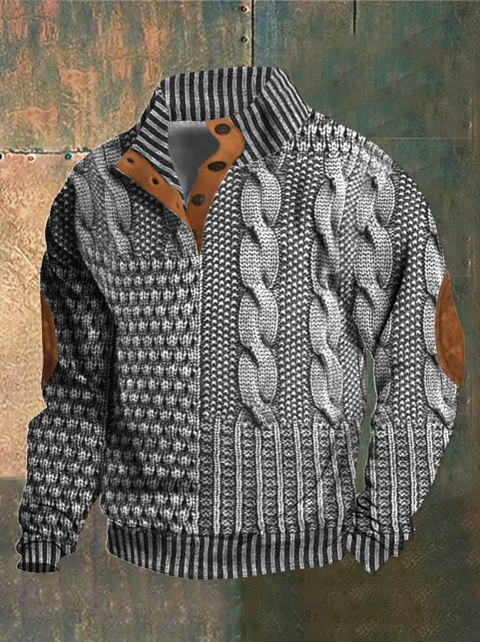 Werner | Jacke im Zopfmuster-Design