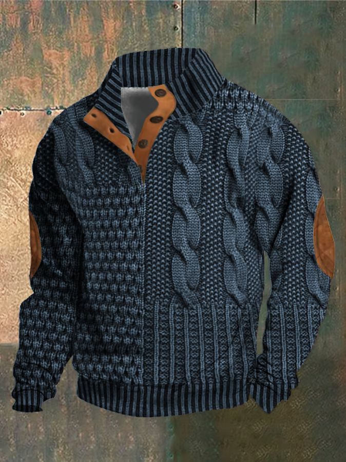 Werner | Jacke im Zopfmuster-Design