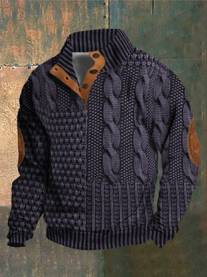 Werner | Jacke im Zopfmuster-Design
