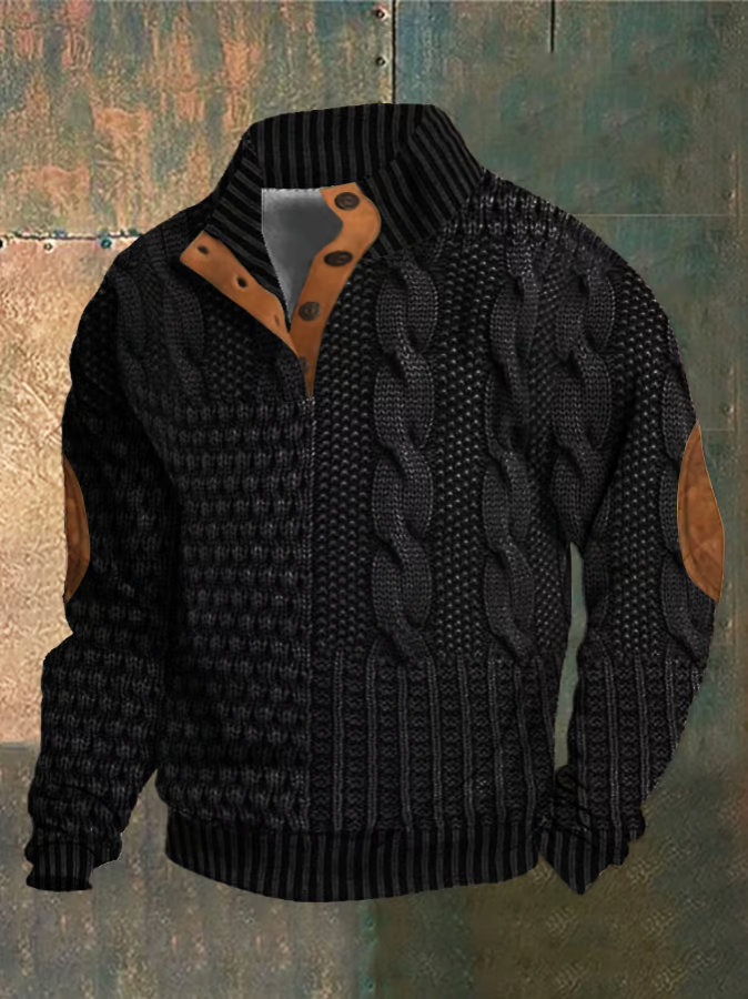 Werner | Jacke im Zopfmuster-Design