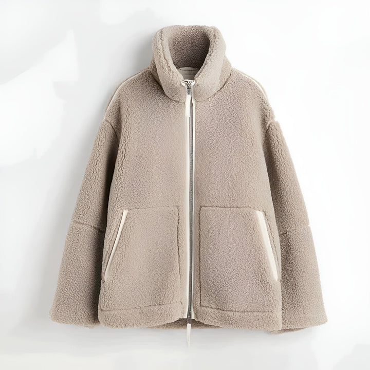Sophie | Gemütliche Teddy Zip-Up Jacke