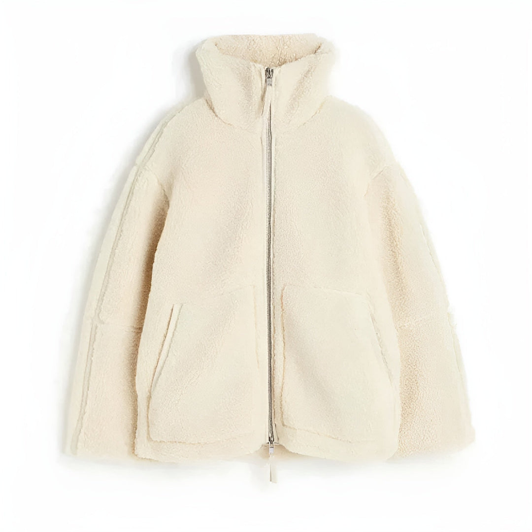 Sophie | Gemütliche Teddy Zip-Up Jacke
