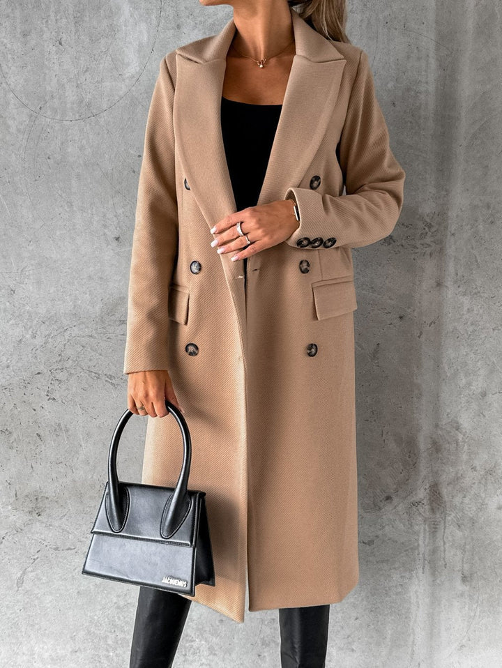 Martina | Kuscheliger langer Mantel
