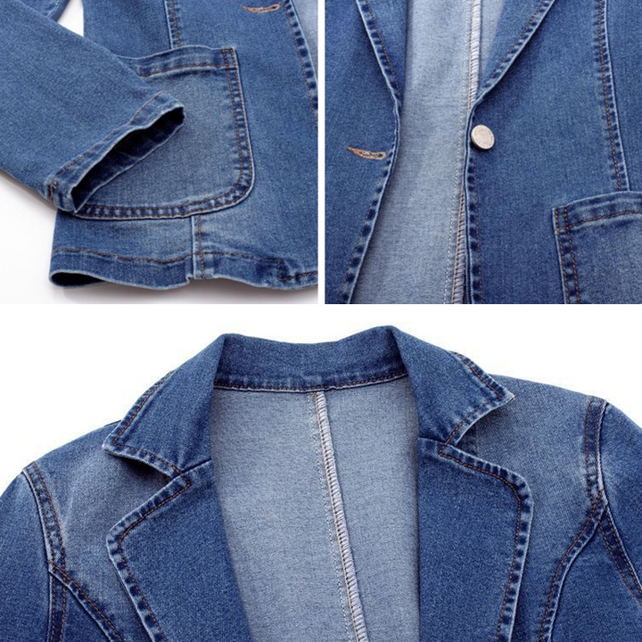 Isabel | Klassischer Denim-Blazer