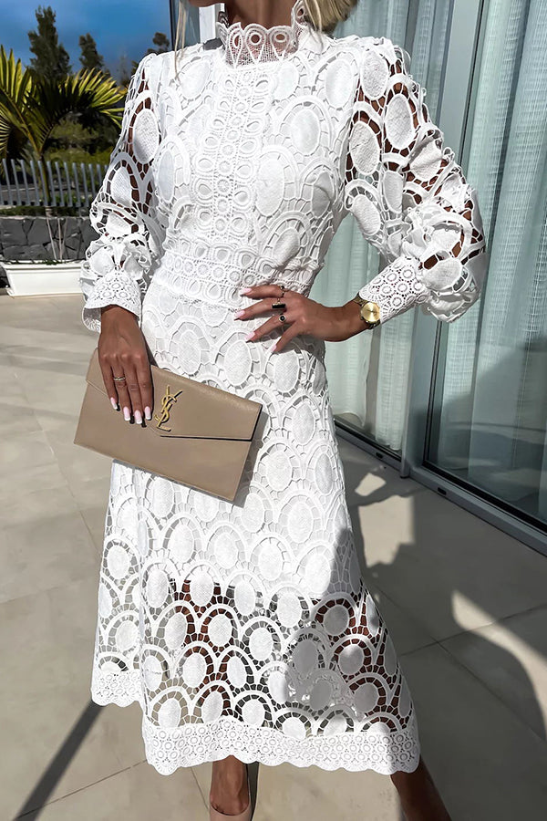 Patricia | Romantischen Muster Kleid
