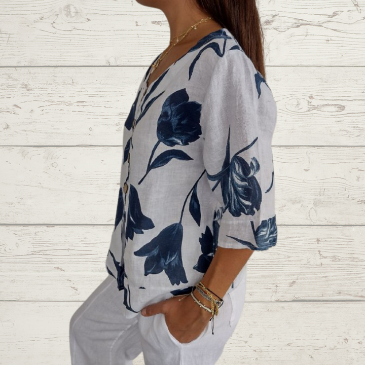 Miranda | Bluse mit Blumendruck