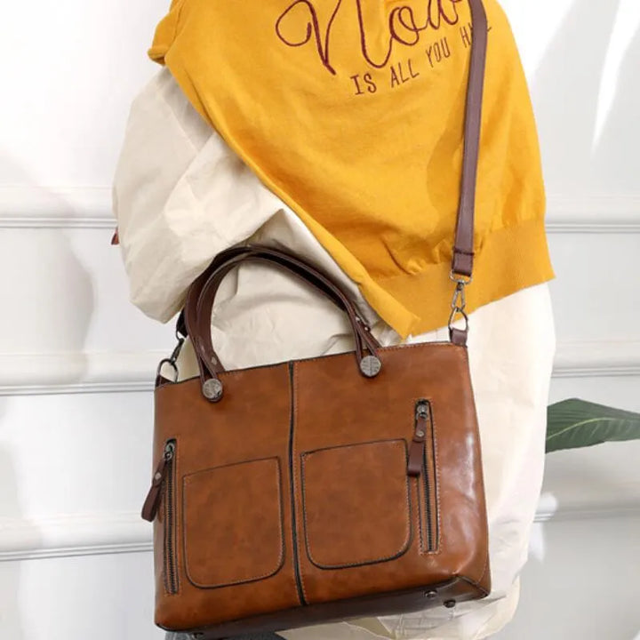 ALEXA | LEDER-SCHULTERTASCHE