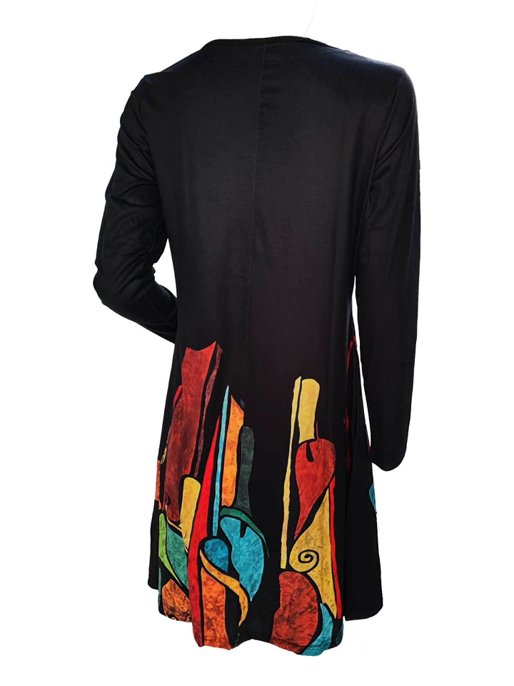 Talia | Einzigartig Gemustertes Kleid