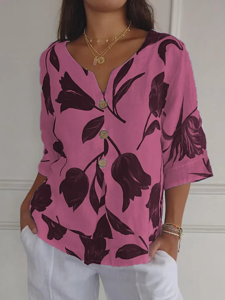Miranda | Bluse mit Blumendruck