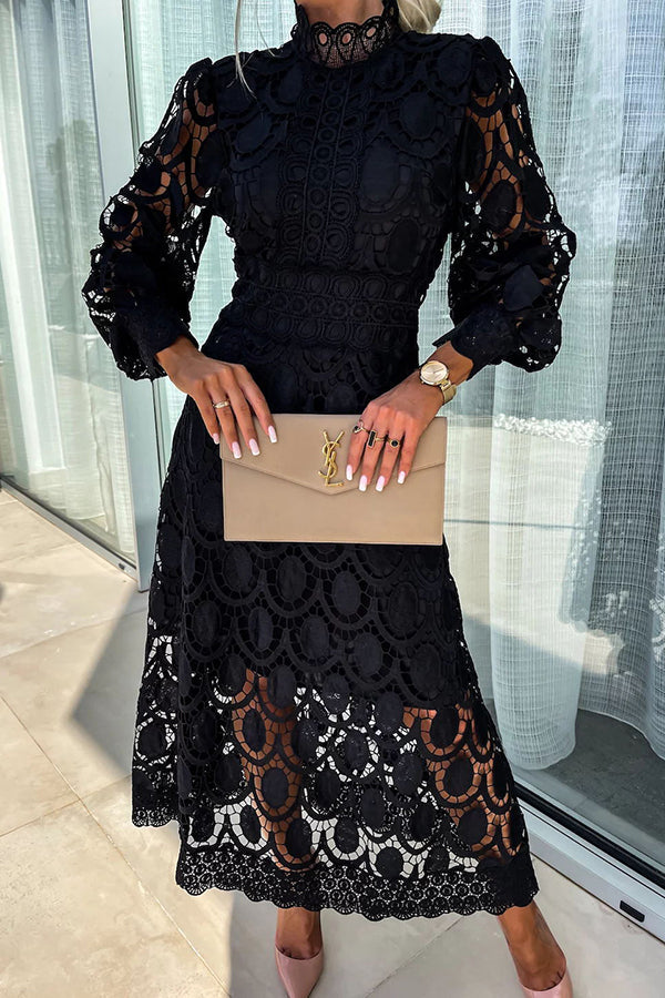Patricia | Romantischen Muster Kleid