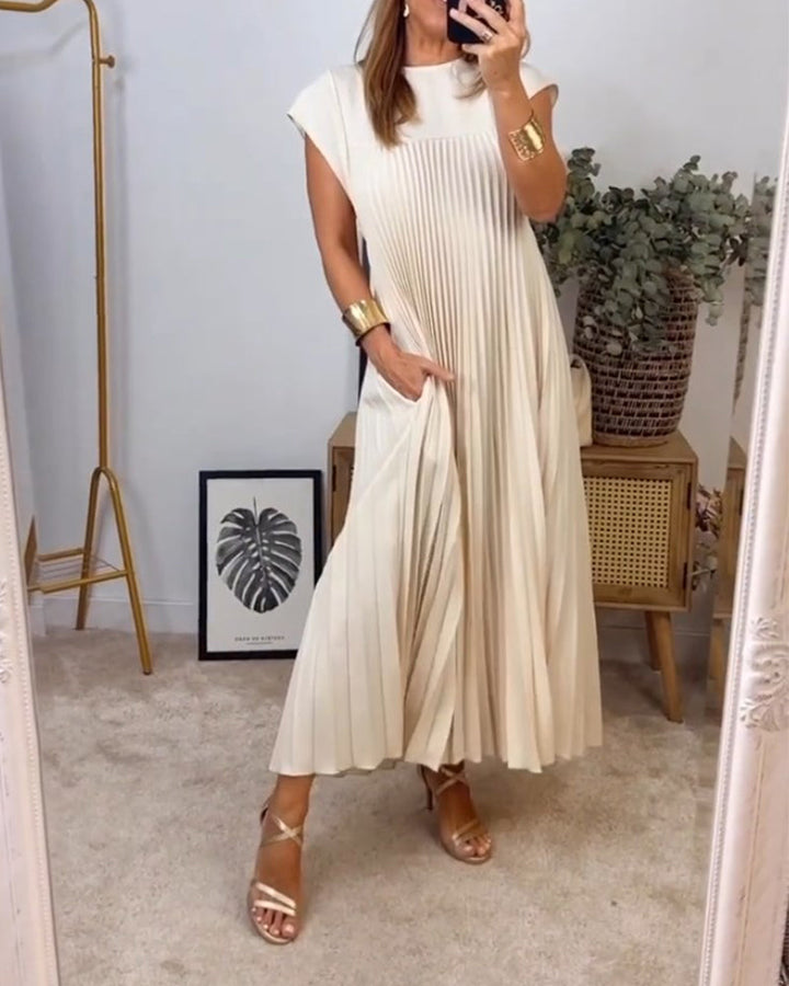 Romy | Elegantes Kleid mit Rundhalsausschnitt