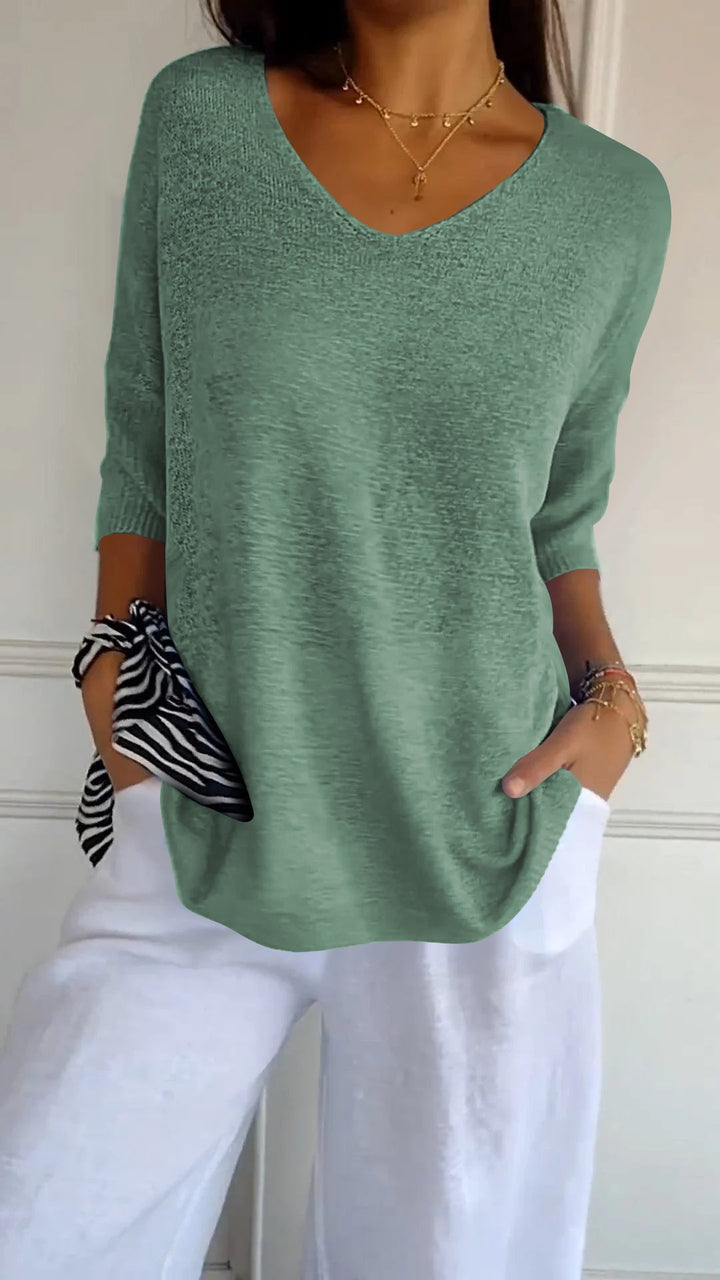 Ninas schickes Sommer-V-Top