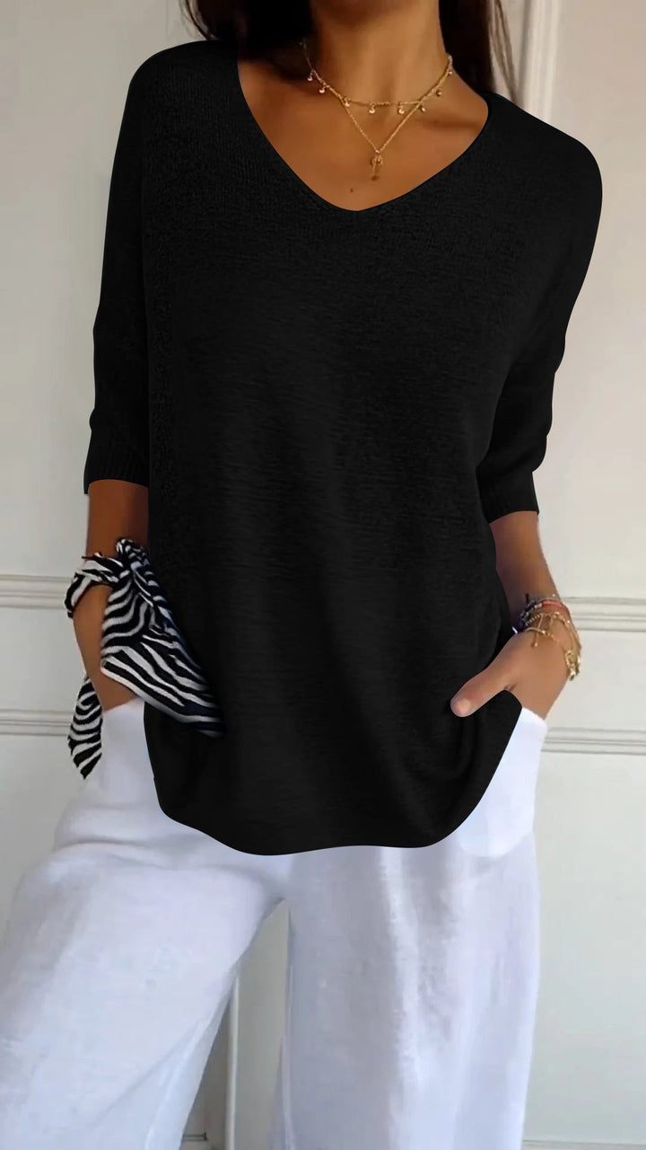 Ninas schickes Sommer-V-Top