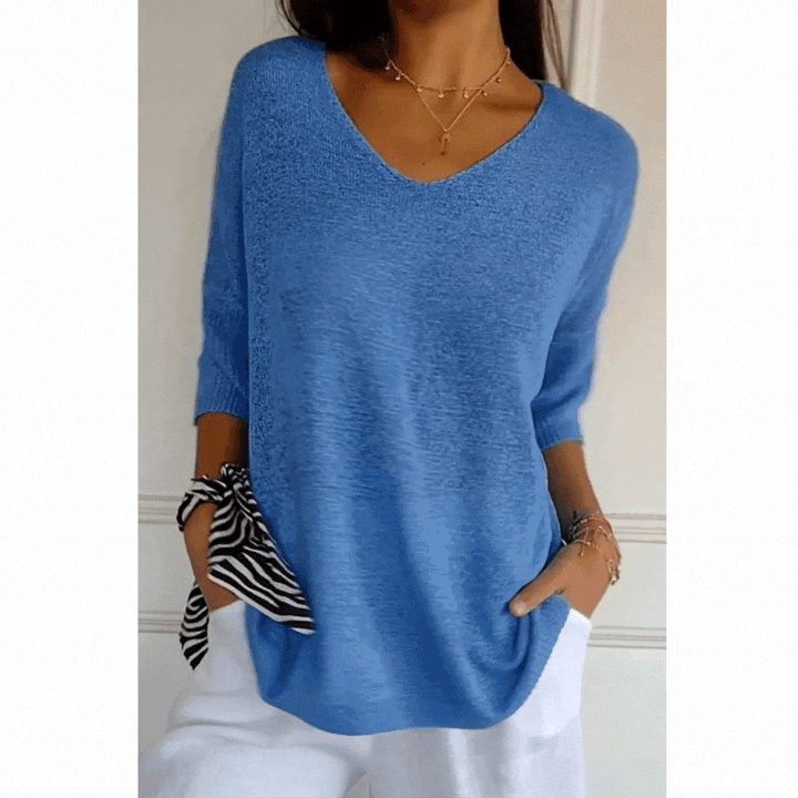 Ninas schickes Sommer-V-Top