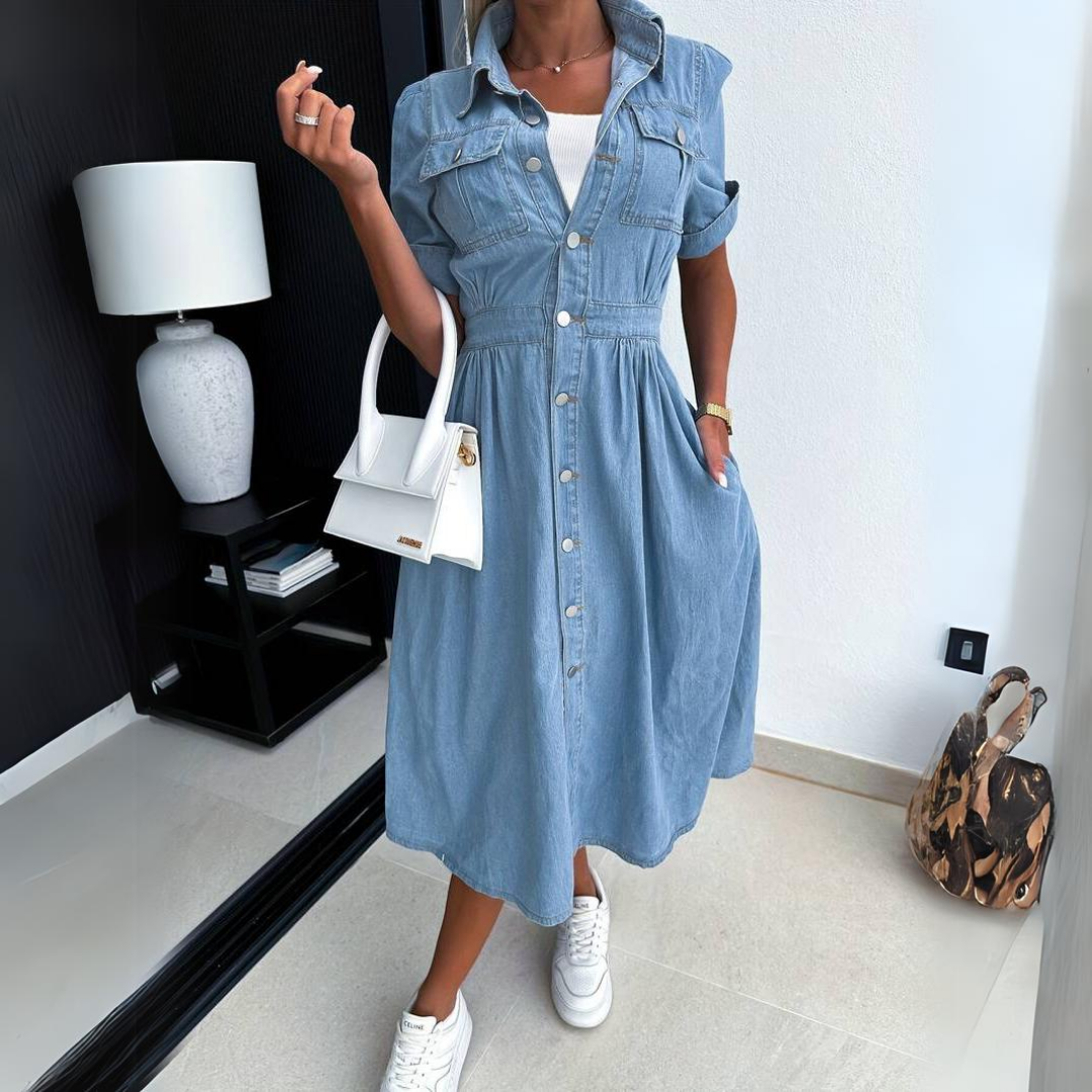 Alissa | Chic Denim Dress Affair