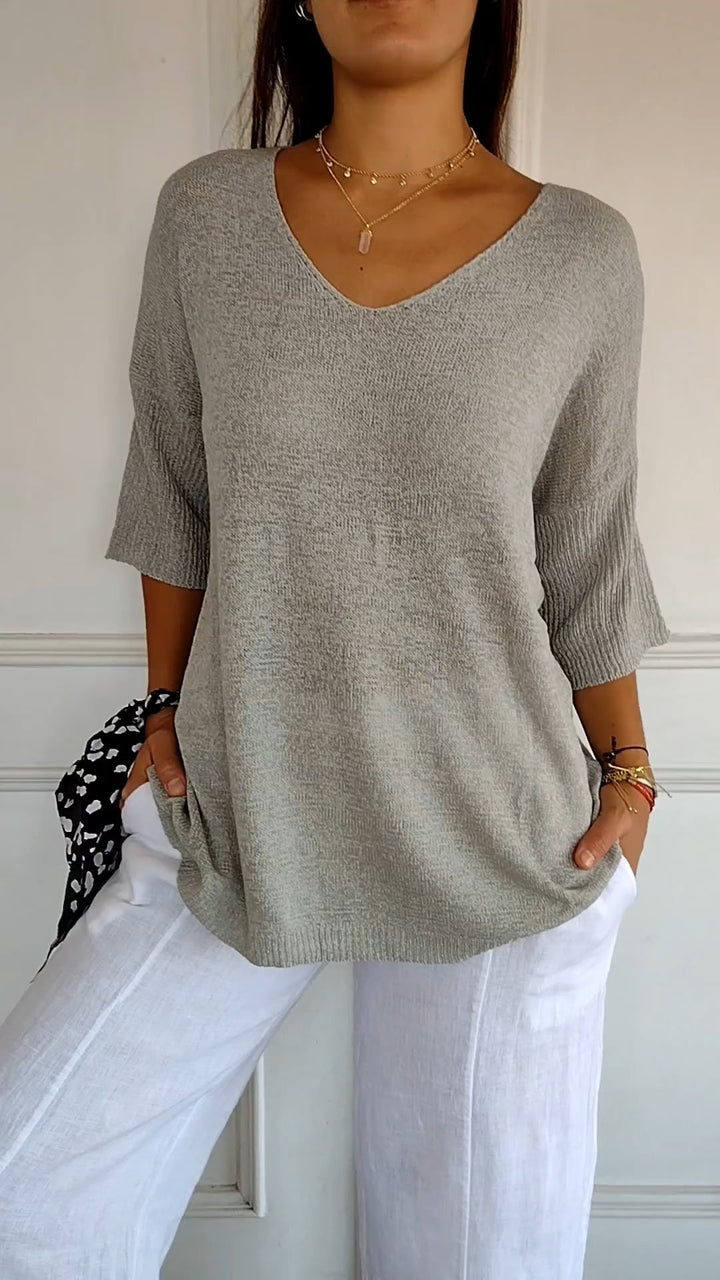 Ninas schickes Sommer-V-Top