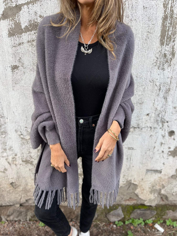 Katja | Langärmelige Strickjacke