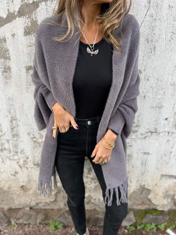 Katja | Langärmelige Strickjacke