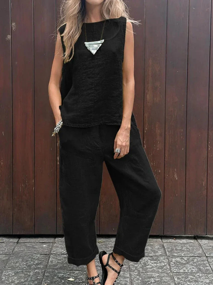 Mia | Handgefertigtes Sommer-Set aus Baumwolle