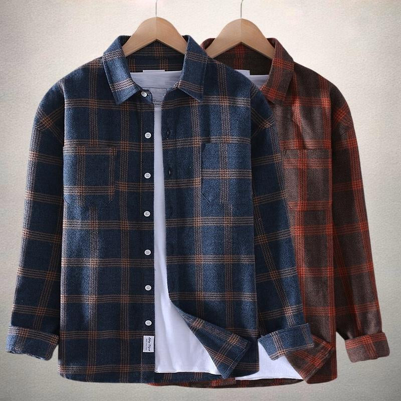 Kevin | Klassisches Karomuster-Overshirt