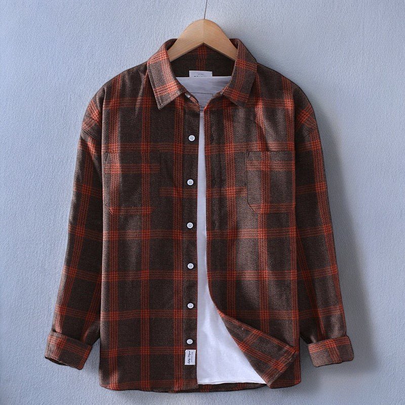 Kevin | Klassisches Karomuster-Overshirt