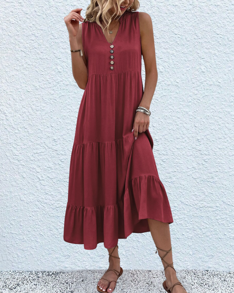 Corrina | Verführerisches, bauchbedeckendes, wirbelndes Kleid