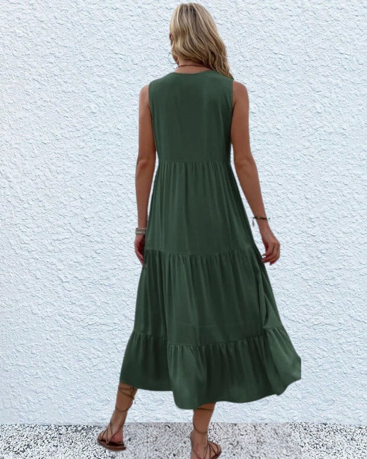Corrina | Verführerisches, bauchbedeckendes, wirbelndes Kleid