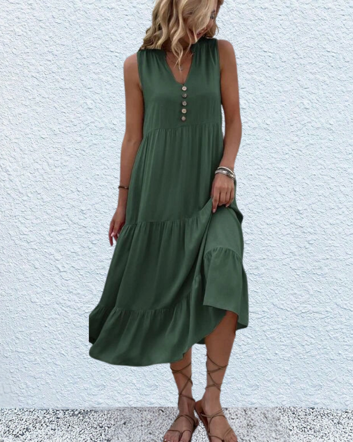 Corrina | Verführerisches, bauchbedeckendes, wirbelndes Kleid