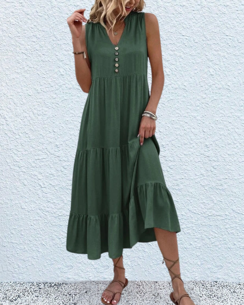 Corrina | Verführerisches, bauchbedeckendes, wirbelndes Kleid