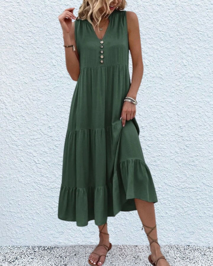 Corrina | Verführerisches, bauchbedeckendes, wirbelndes Kleid