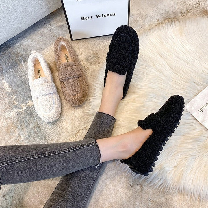 Zita | Slip-Ons aus Plüsch
