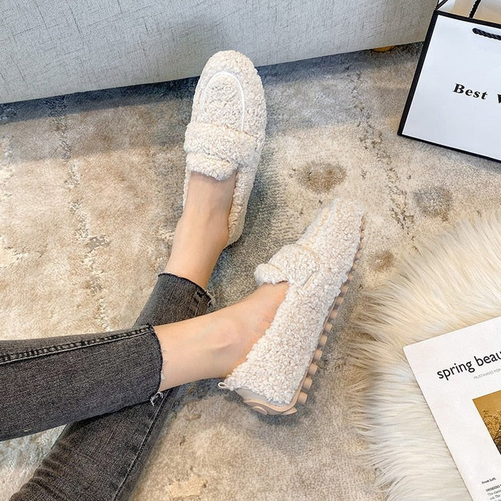 Zita | Slip-Ons aus Plüsch