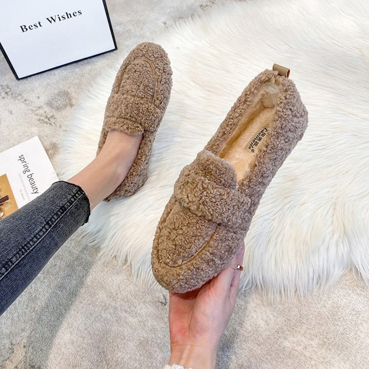 Zita | Slip-Ons aus Plüsch