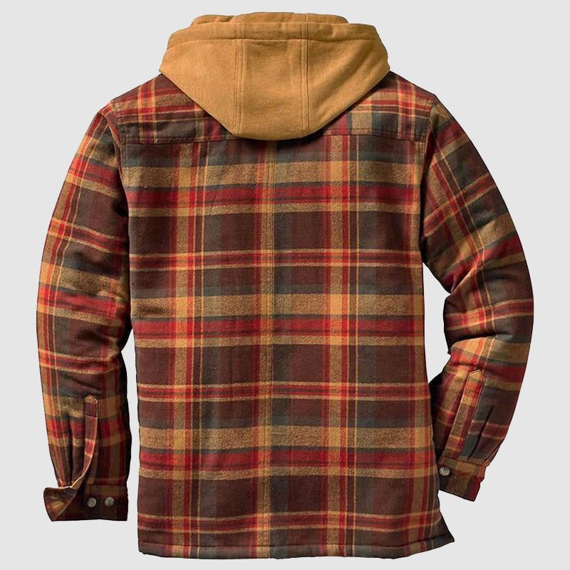 Eckhard | Karierte Kapuzenjacke